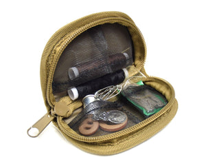 Military Cadet Sewing Kit in MTP Pouch Compact Repair THREAD NEEDLES SCISSORS