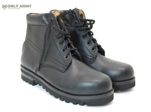 Belgian Army / Navy Black Work Boots Deck Boot Military Safety Ankle Mid VIBRAM