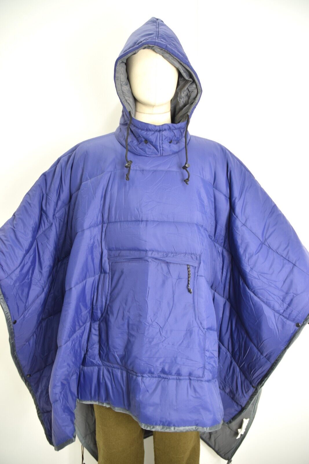 Military Style Winter Poncho Cold Weather Softie Poncho Warm Tent Indoor Blanket