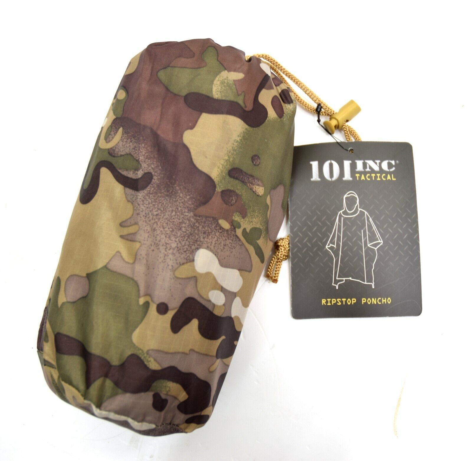 British Army Style MTP Poncho Waterproof Ripstop Cape Lightweight Rain Multicam