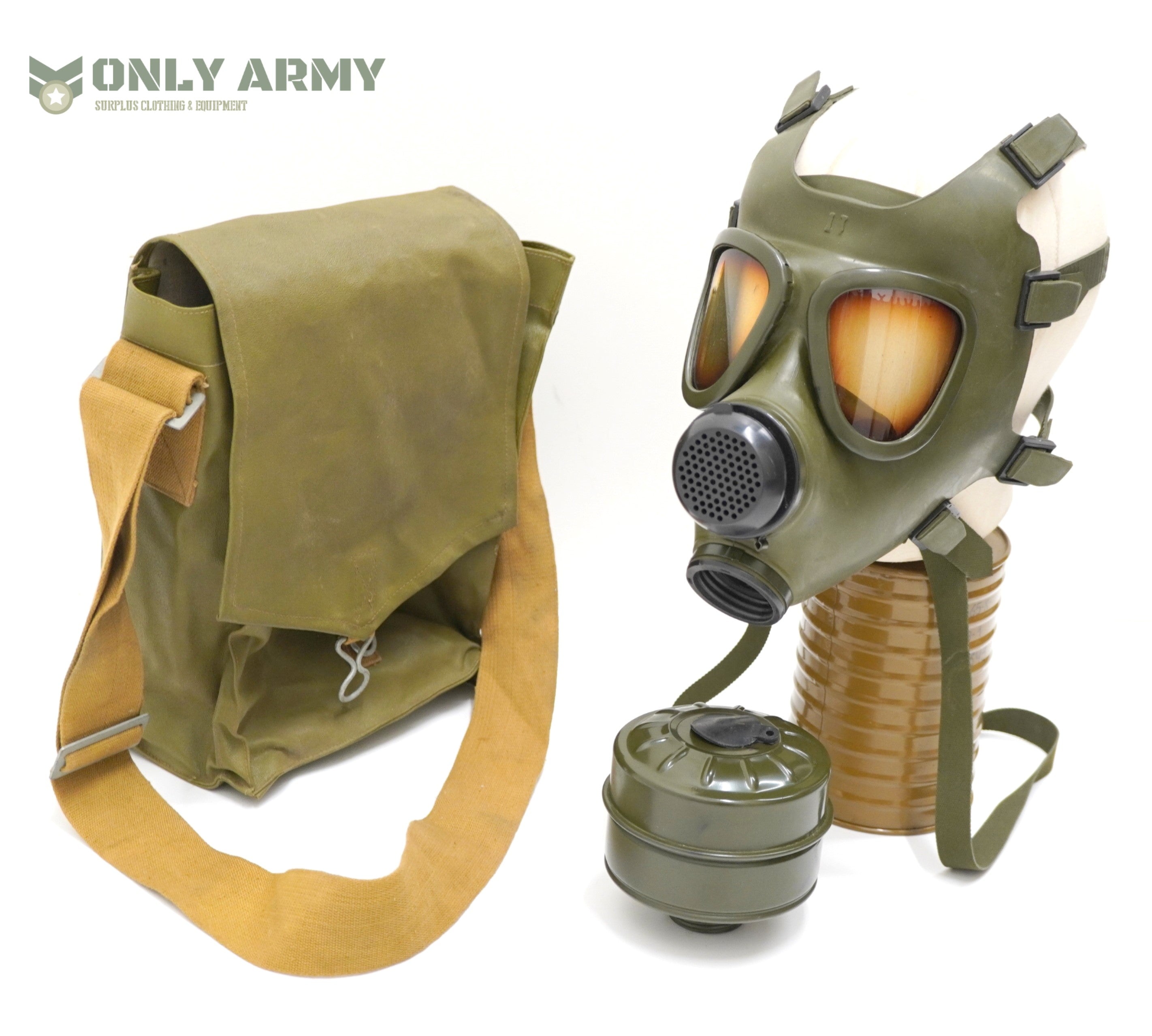 Romanian Army M74 Gas Mask Set