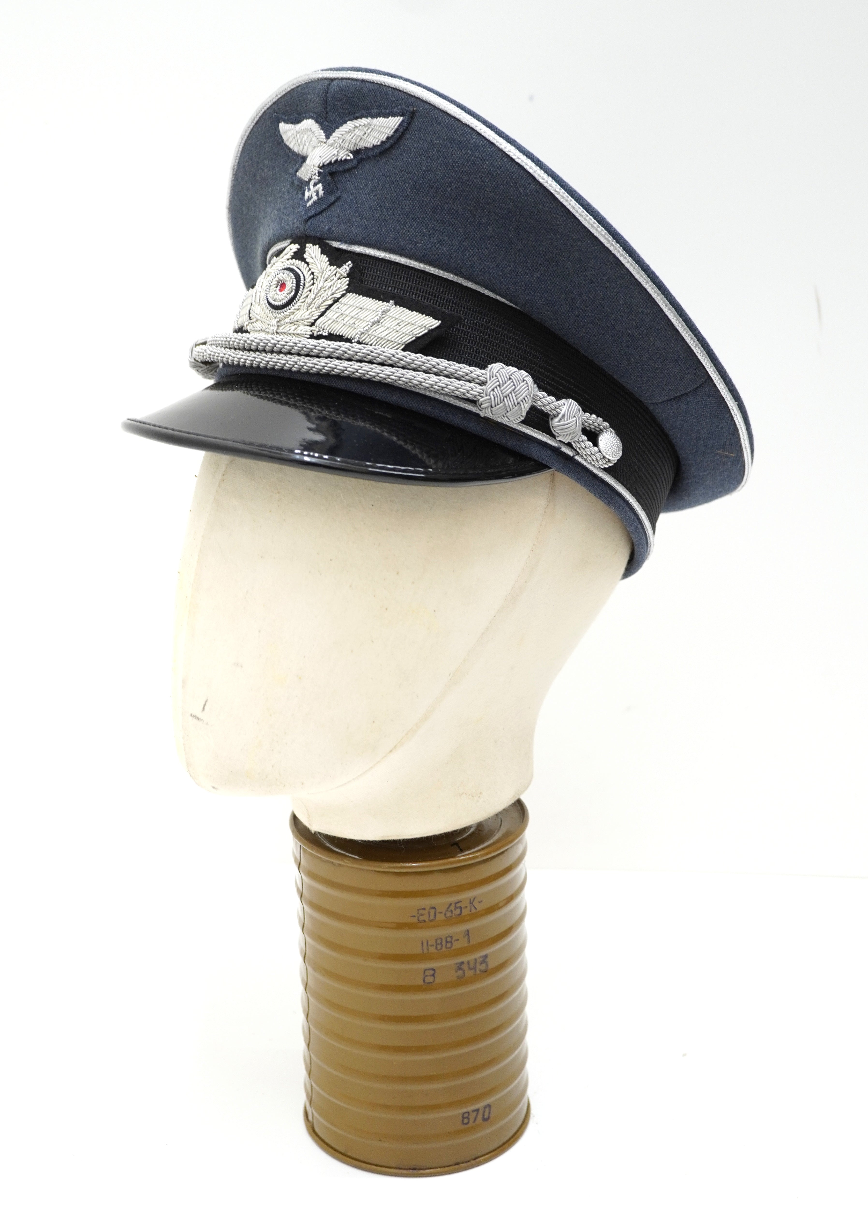 German WW2 Air Force Peak Cap WW2 Luftwaffe