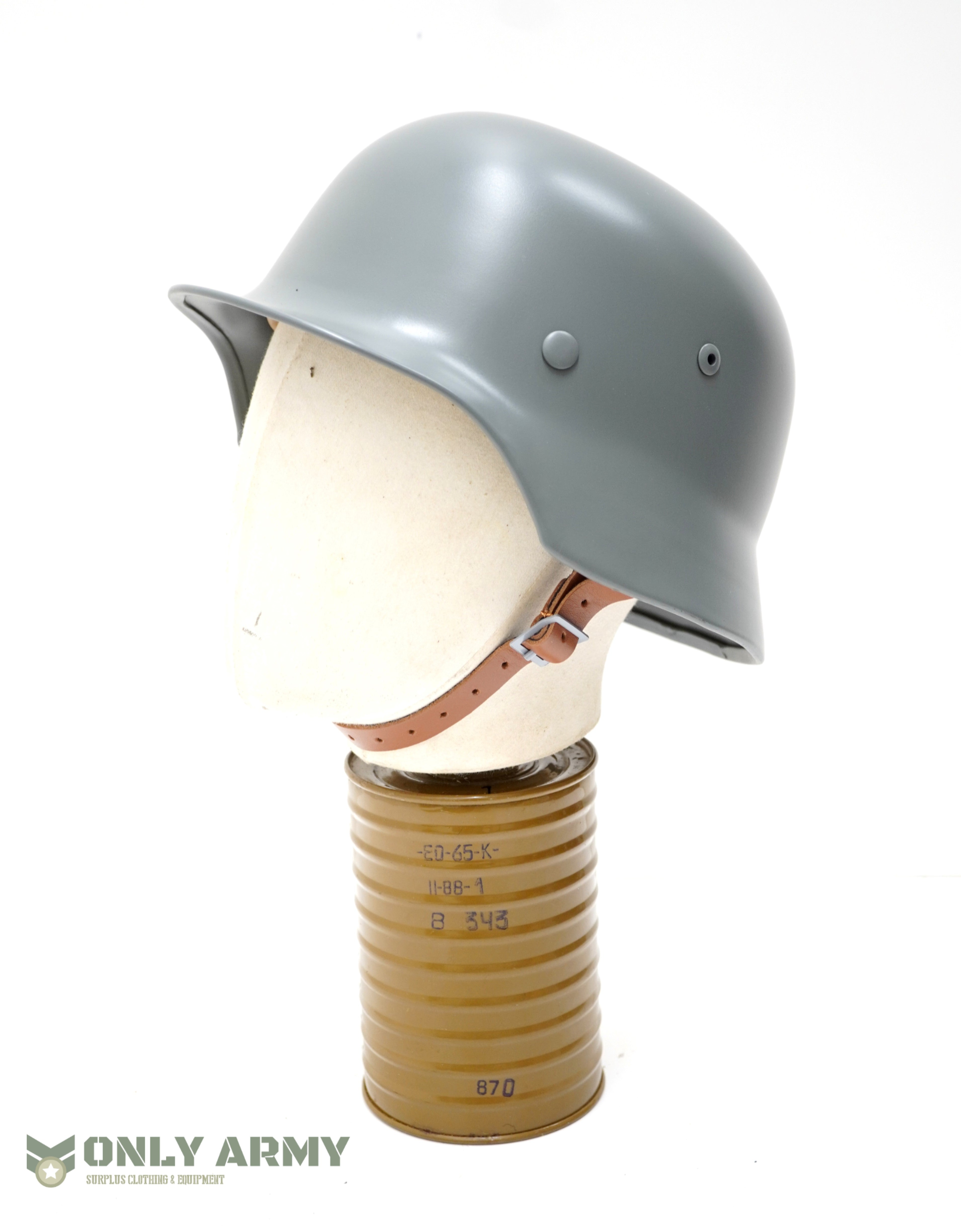 WW2 German Army M40 Helmet Metal - Field Grey