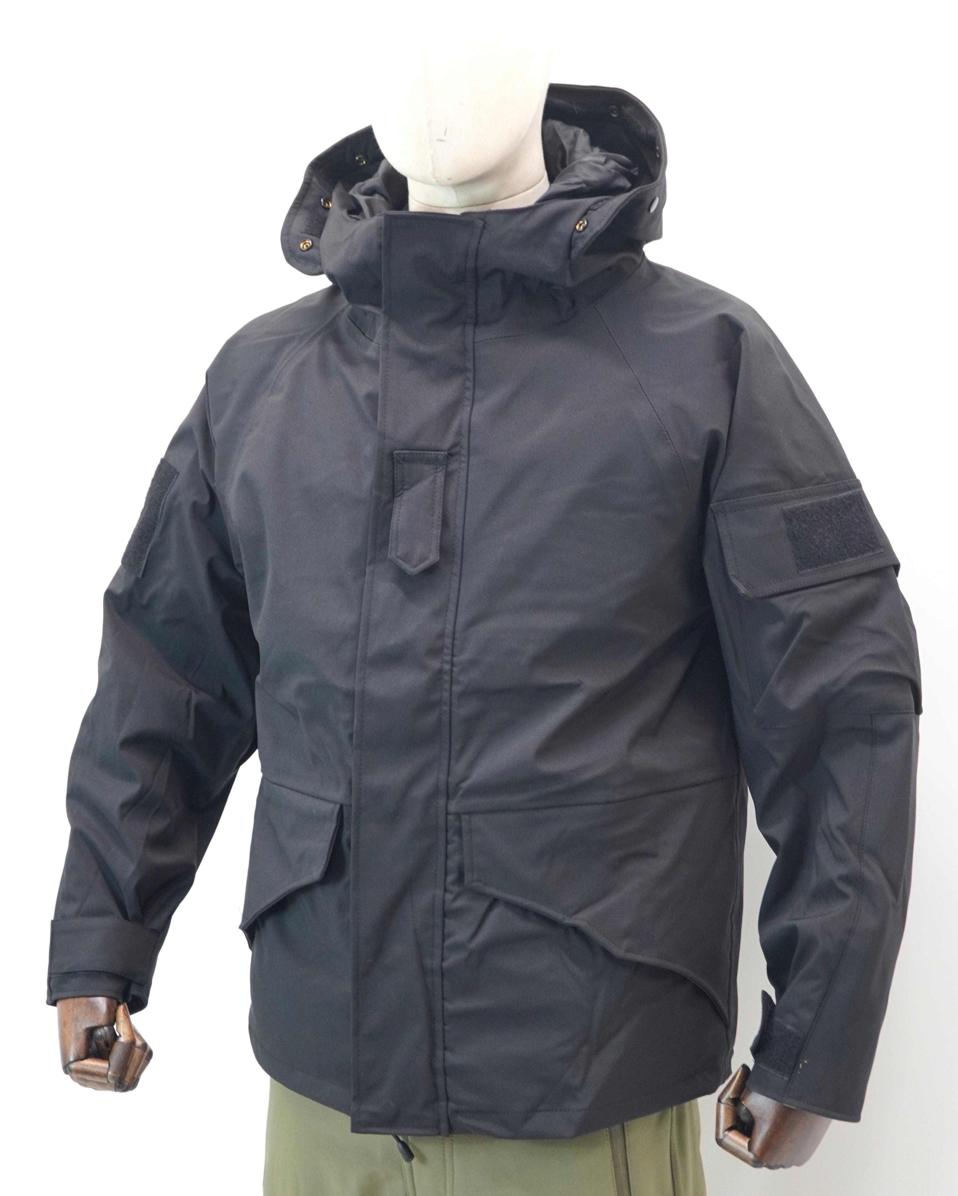 Army Police BLACK Goretex Jacket With Removable Liner Waterproof Windp