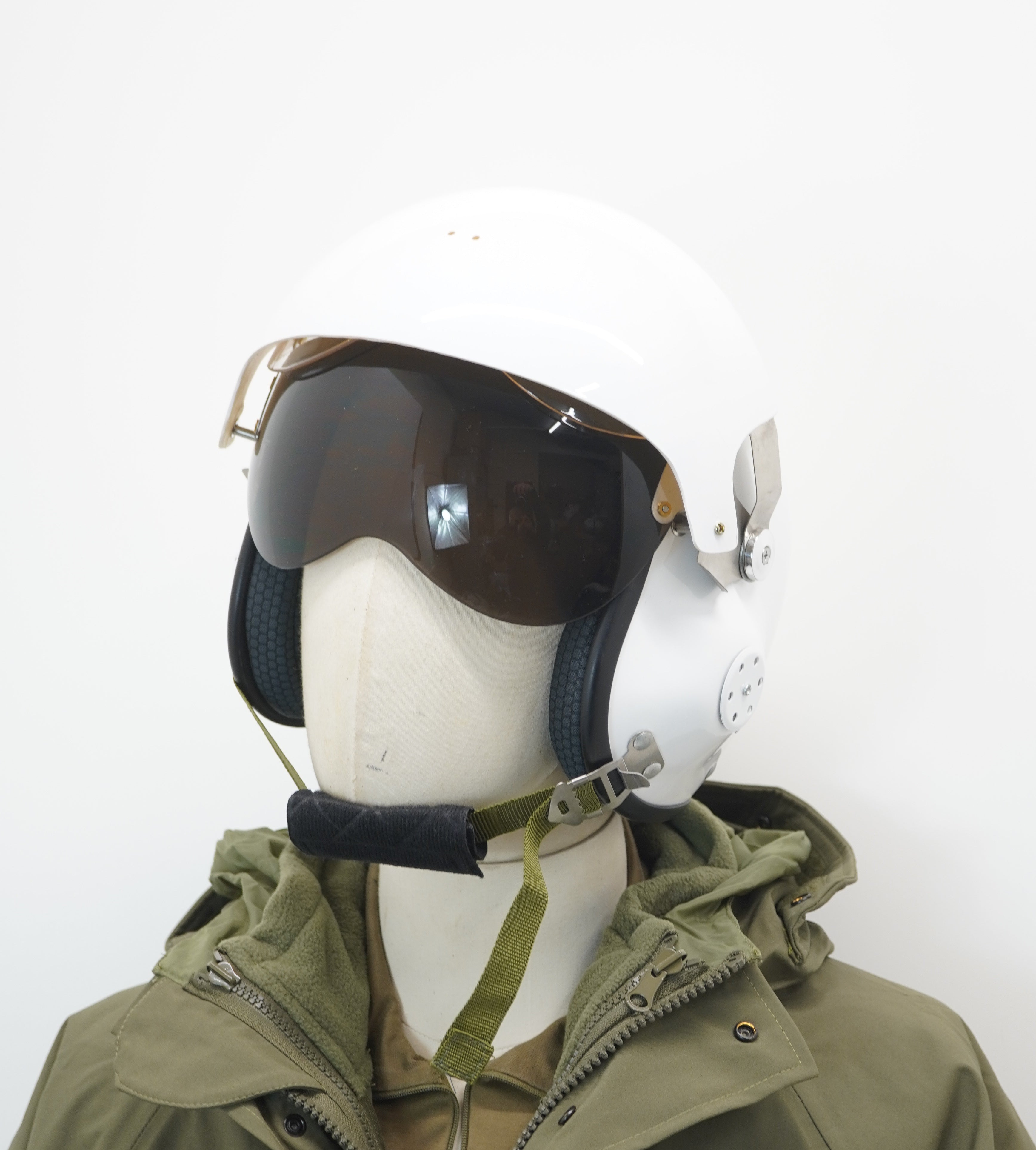 Repro MIG Fighter Pilot Helmet MIG-21 Visor Fighter Jet Helmet Army Air Force