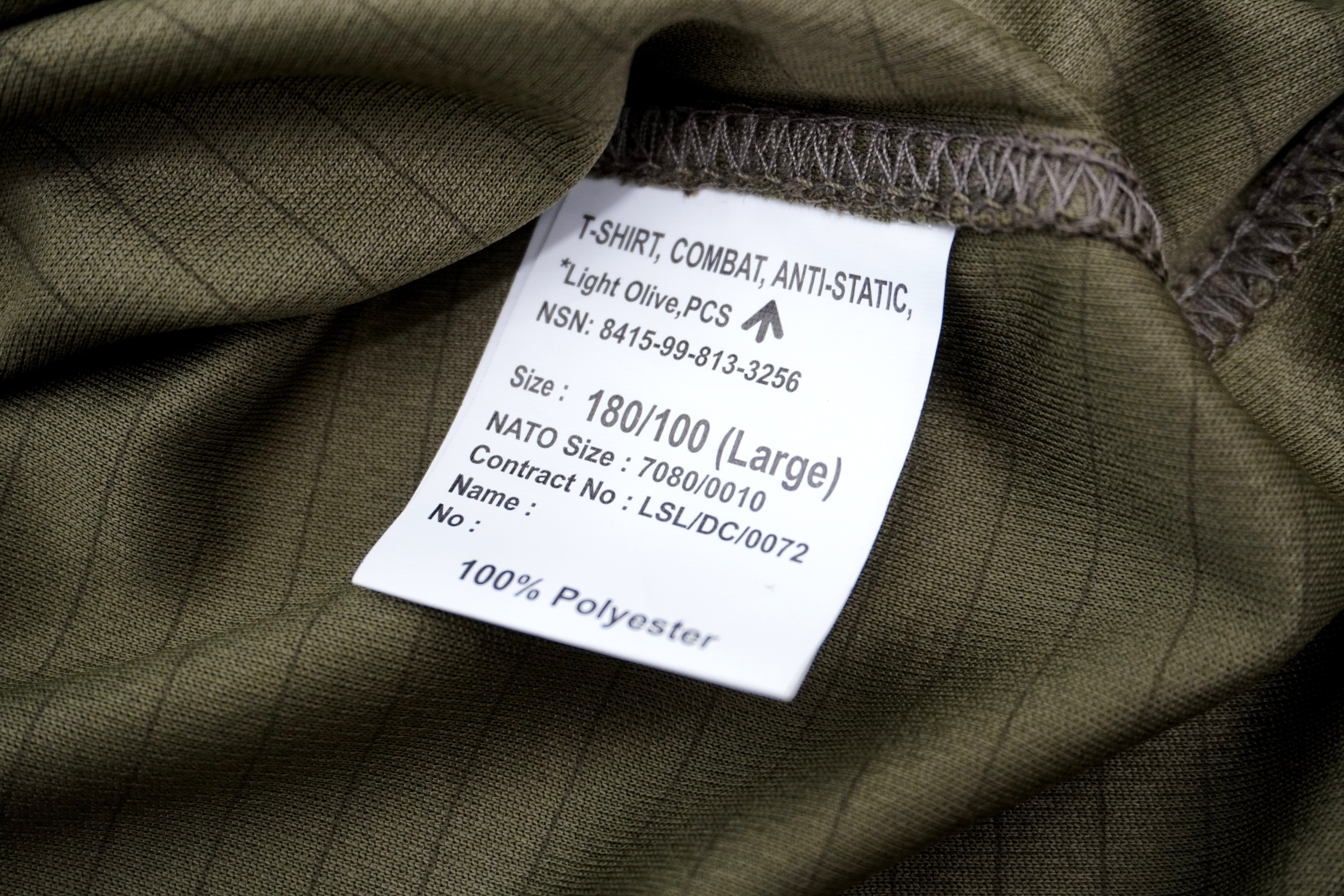 NEW British Army PCS Coolmax Tshirt Anti-Static Light Olive MTP Combat T Shirt