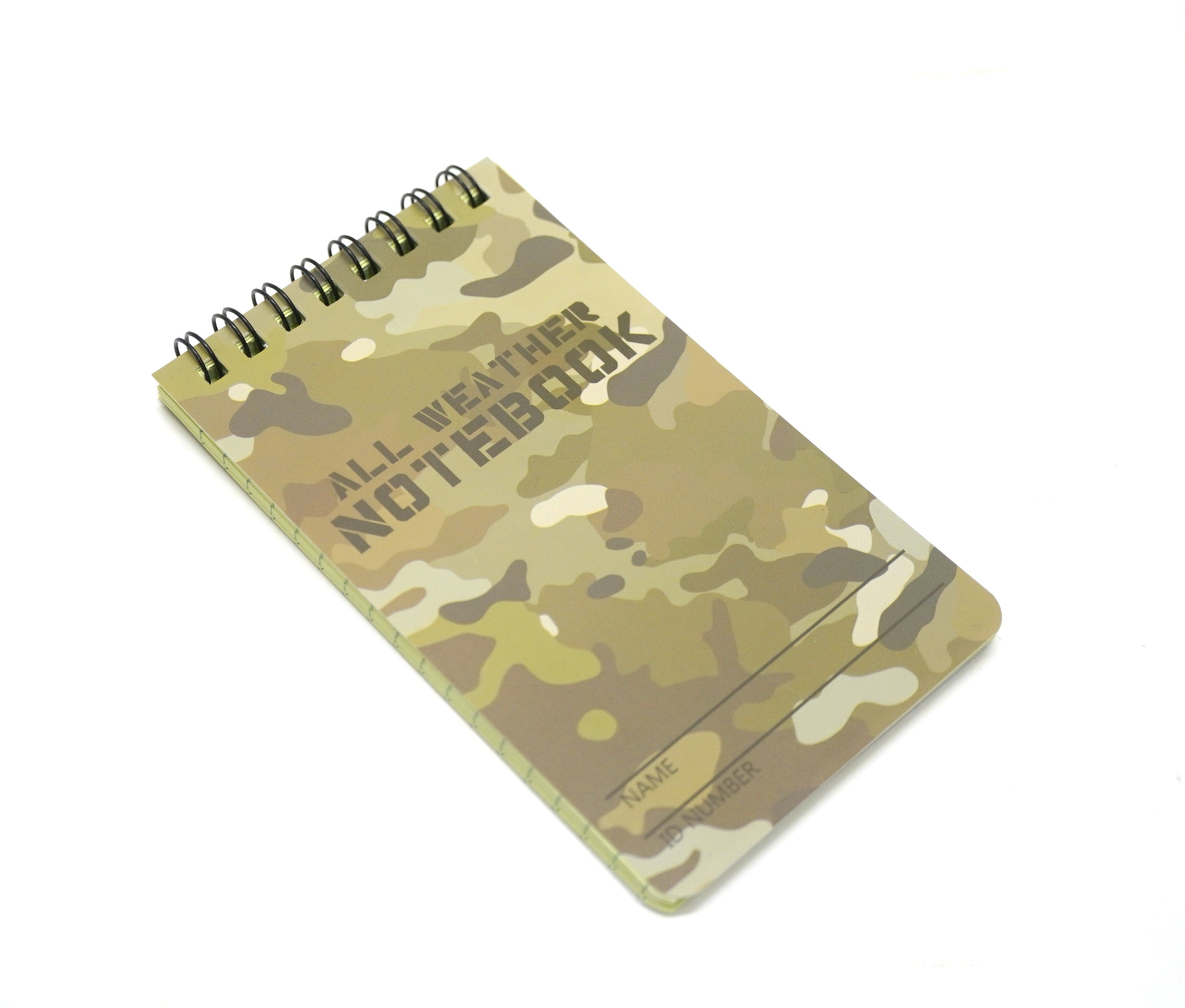 MTP Camo ALL WEATHER NOTEBOOK Mini Pocket Size