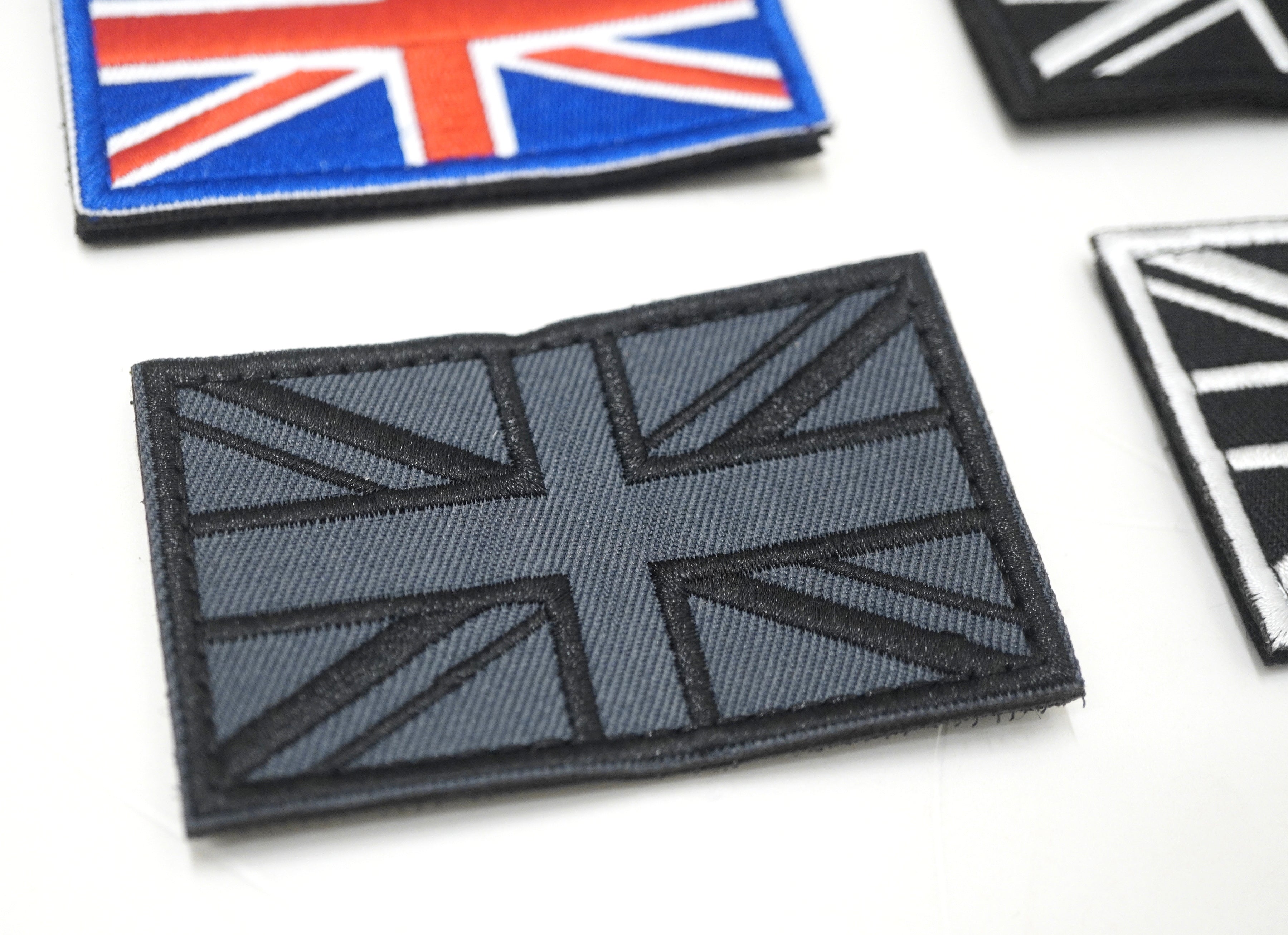 Union Jack Flag Patches Velcro Backed Tactical Arm Badge