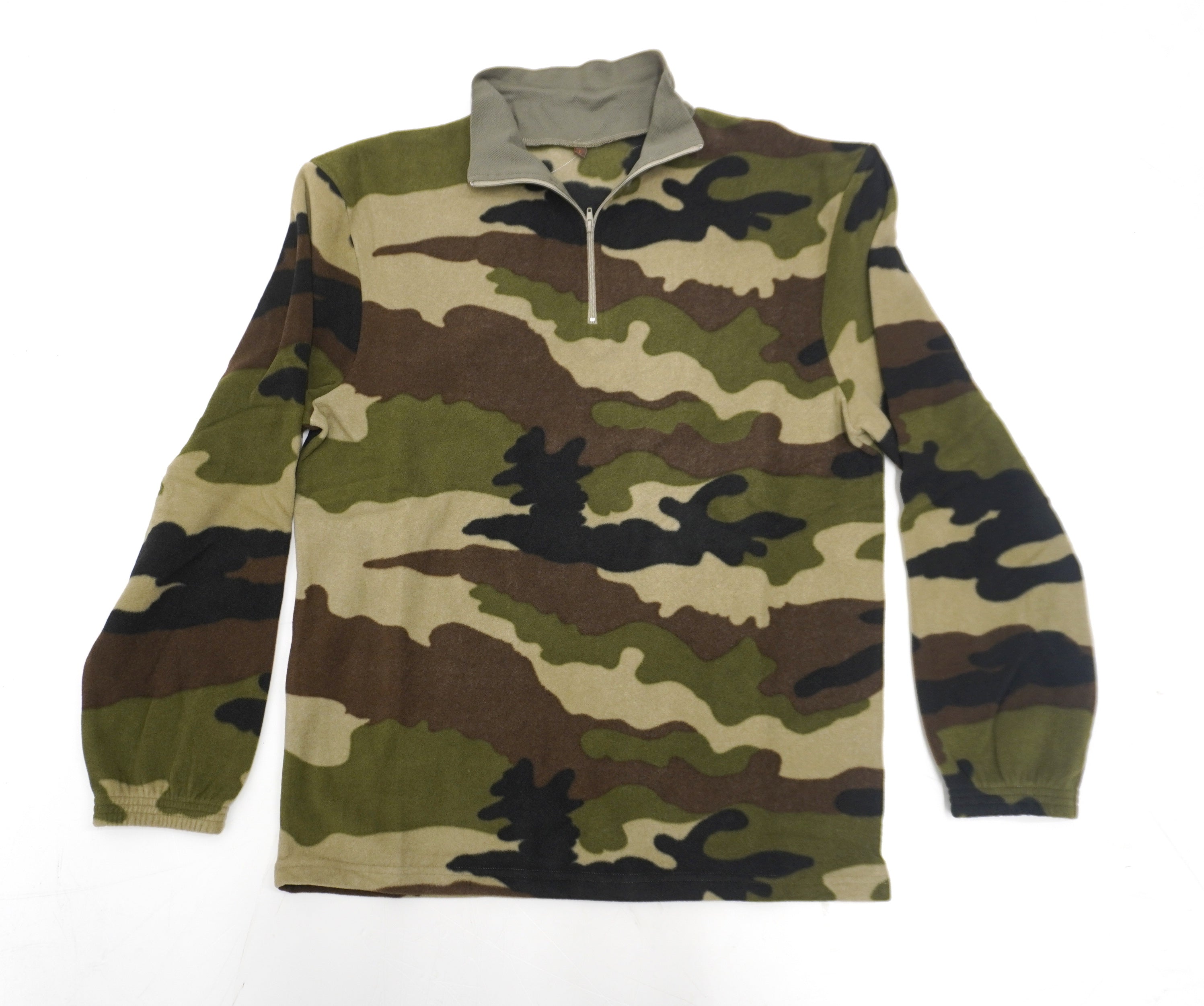French Army Woodland Polartec Micro Fleece Top