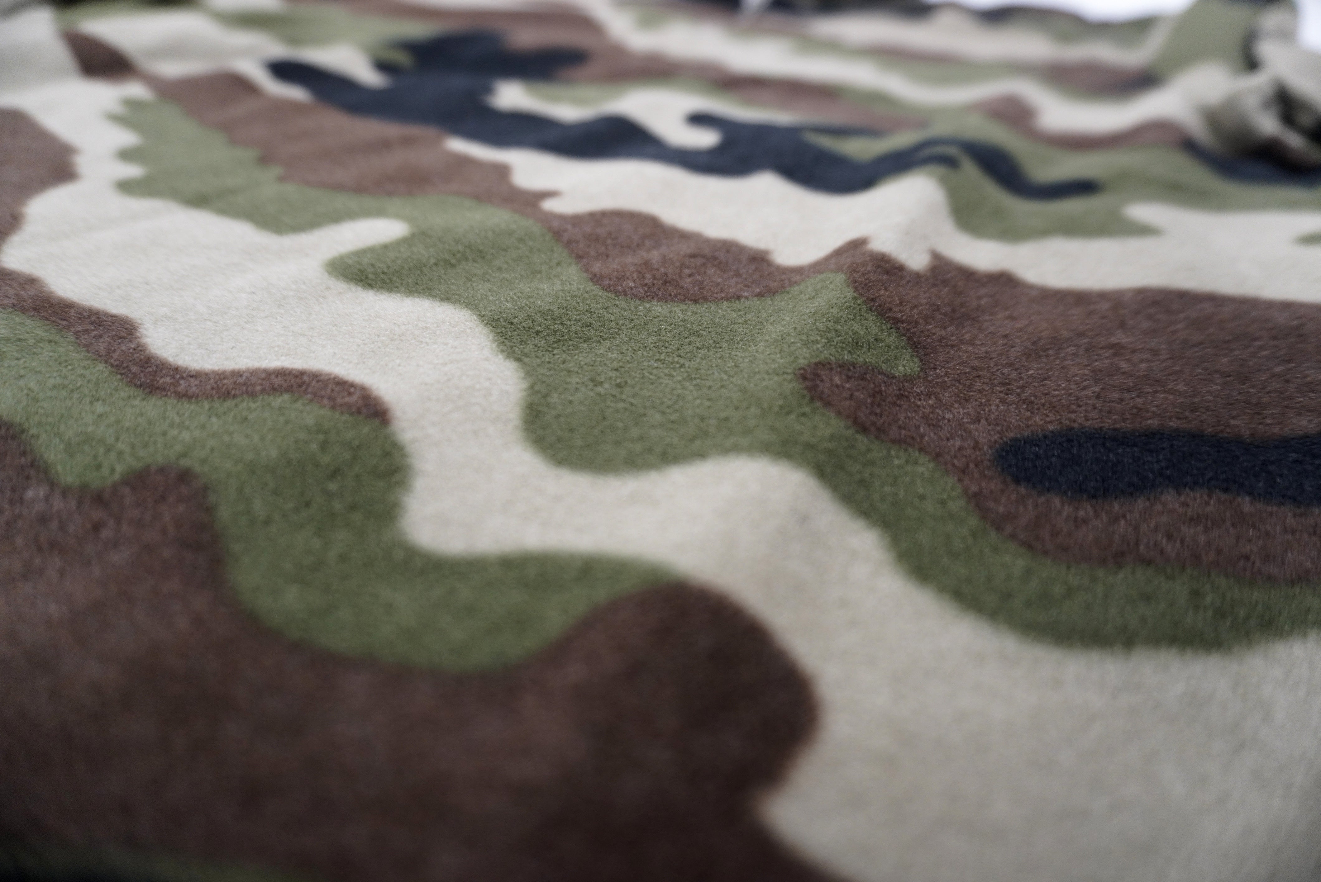 French Army Woodland Polartec Micro Fleece Top