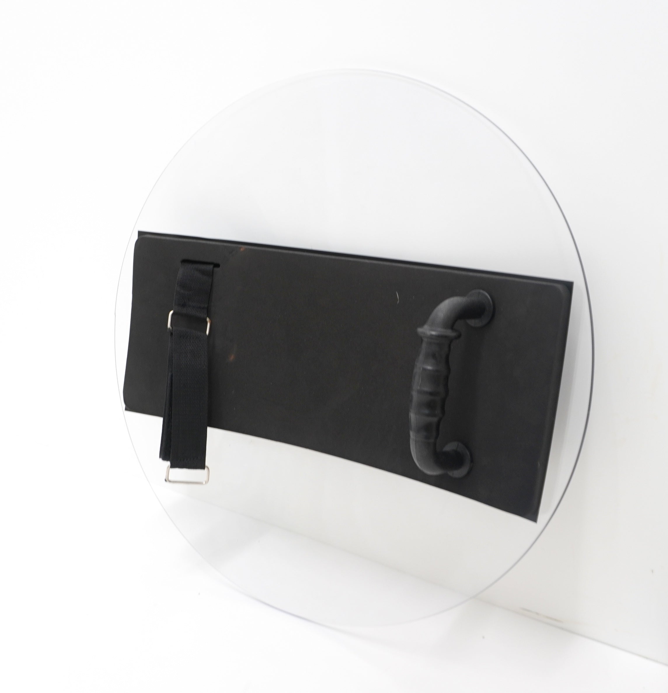 Ex Police Round Riot Shield Perspex Plastic