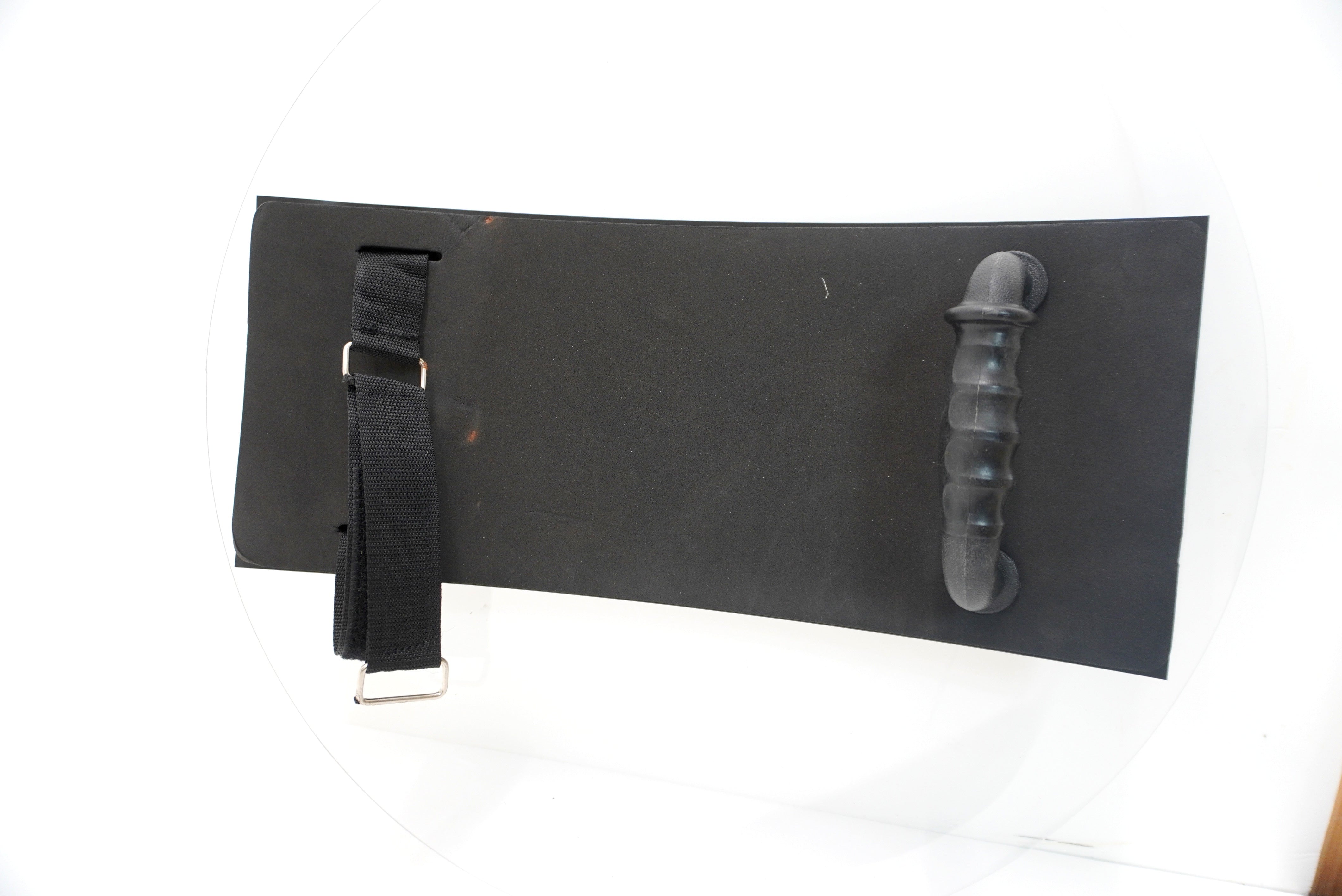 Ex Police Round Riot Shield Perspex Plastic