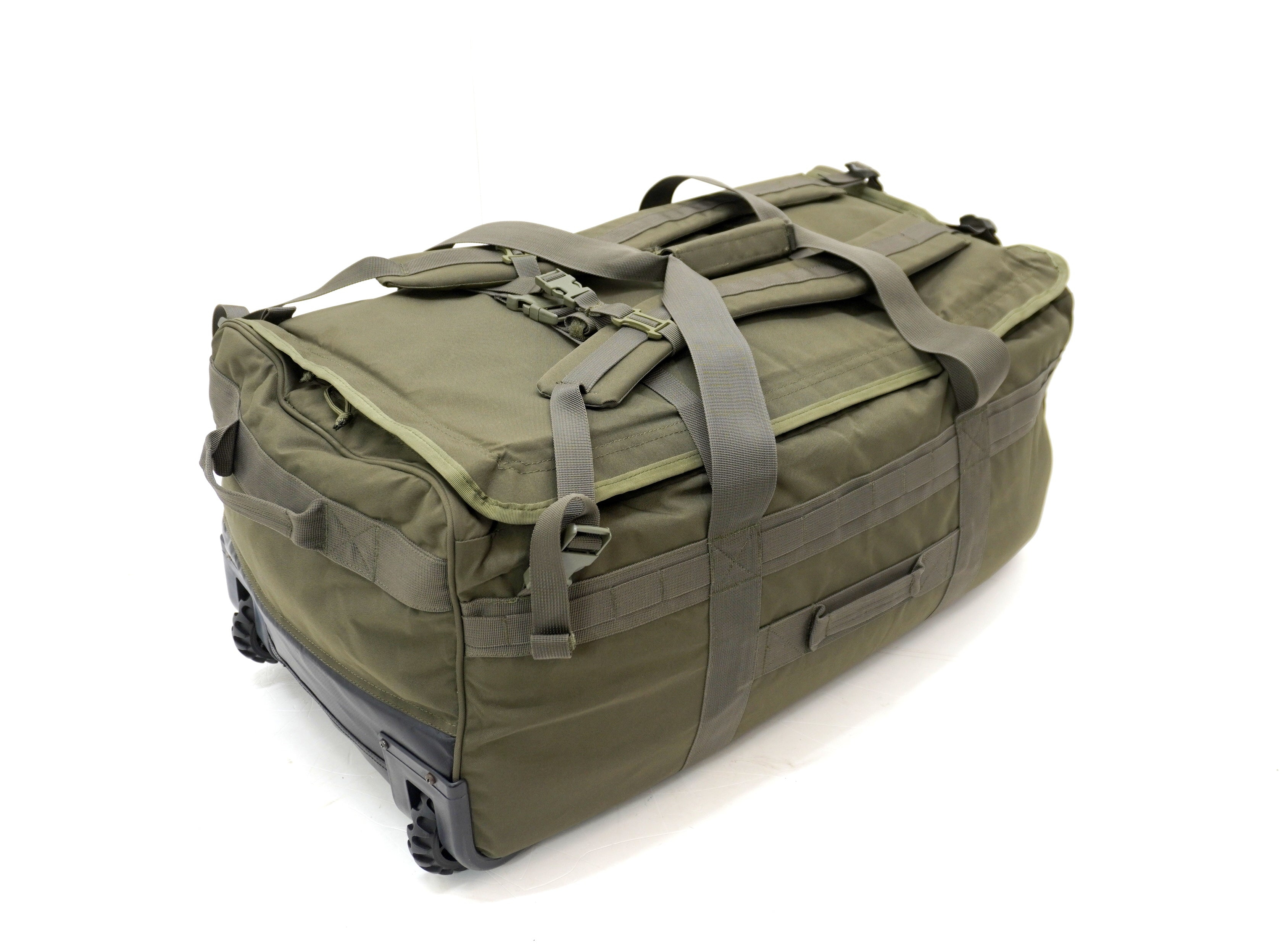 100L Wheeled Rolling Army Deployment Bag Mission Holdall Roller Mini CAMS Ranger Green SOMS Wheels Bag (Copy)