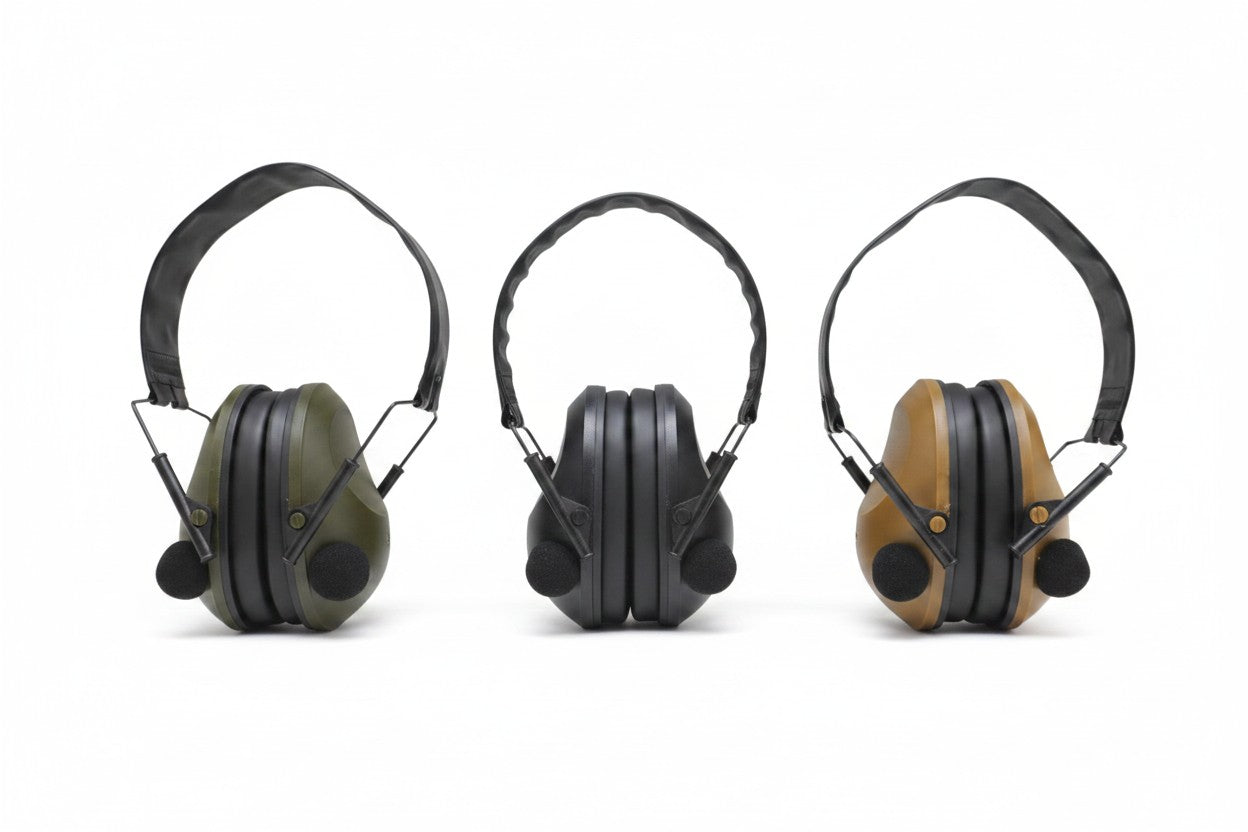 Army Military Spec Electronic Ear Defenders Ear Muffs Shooting 4 x AAA Noise Peltor Comtac Style