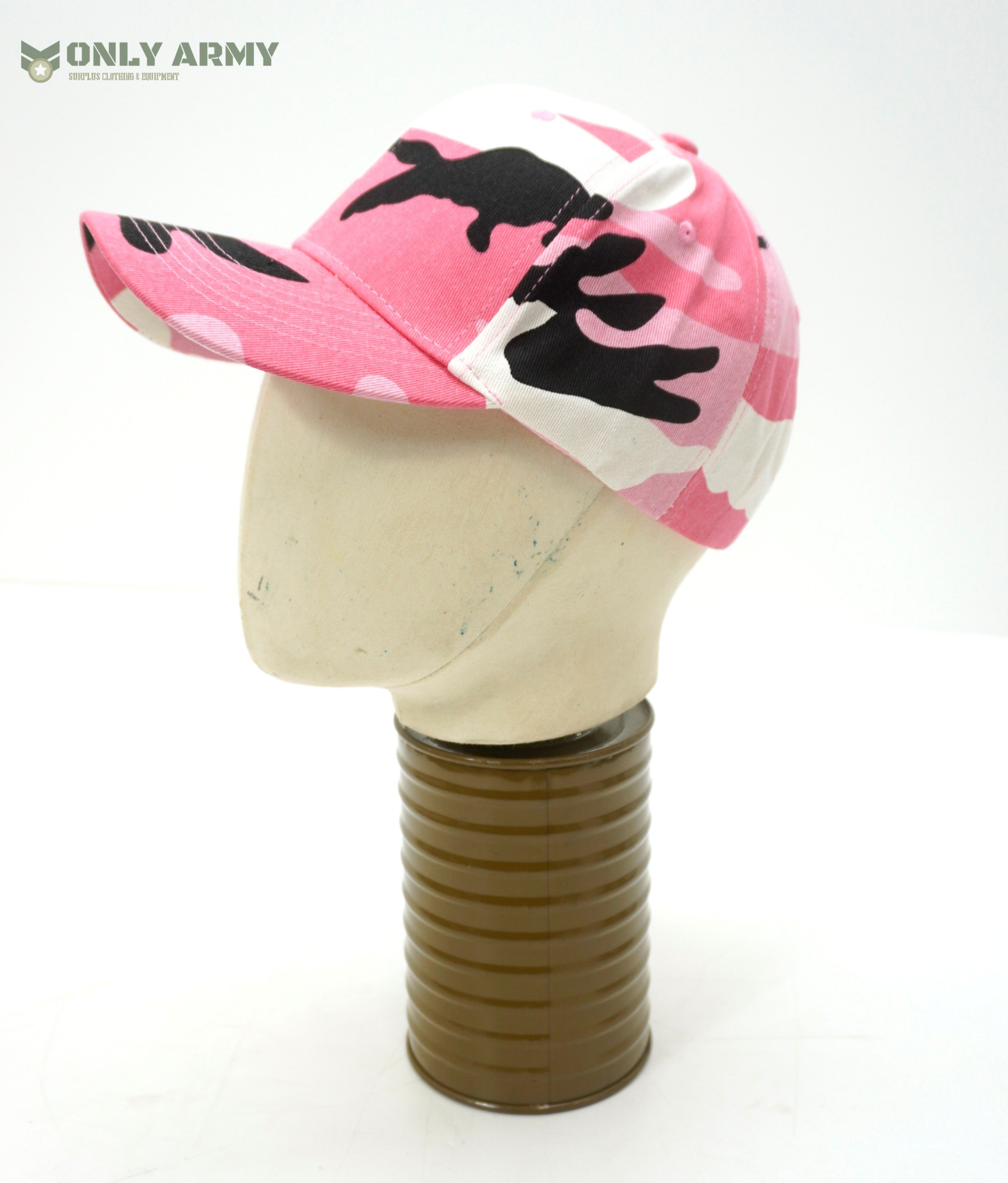 Pink Camo Baseball Cap / Summer Hat 100% Cotton