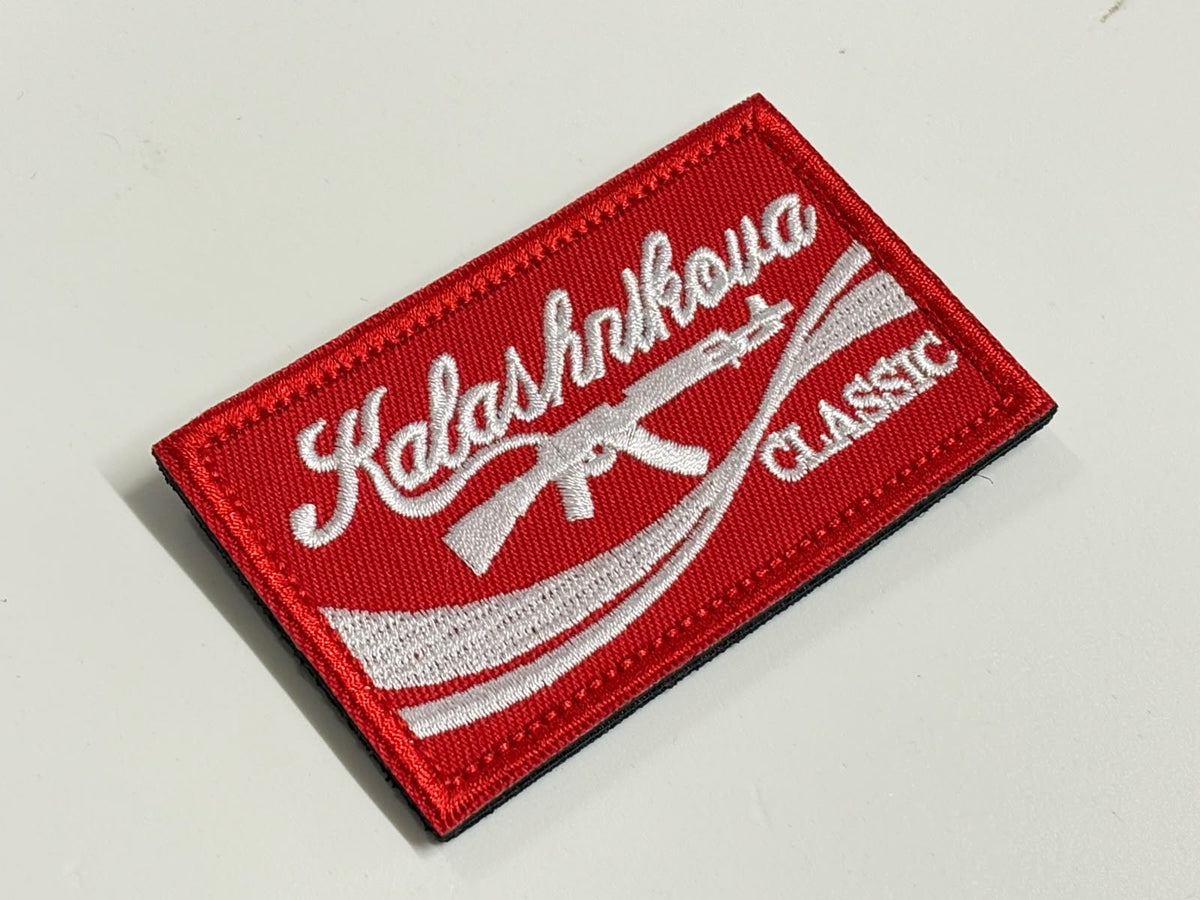 AK-47 Klashnikova Classic Patch Coca Cola Style Russian Rifle AK47 Airsoft Morle Patches