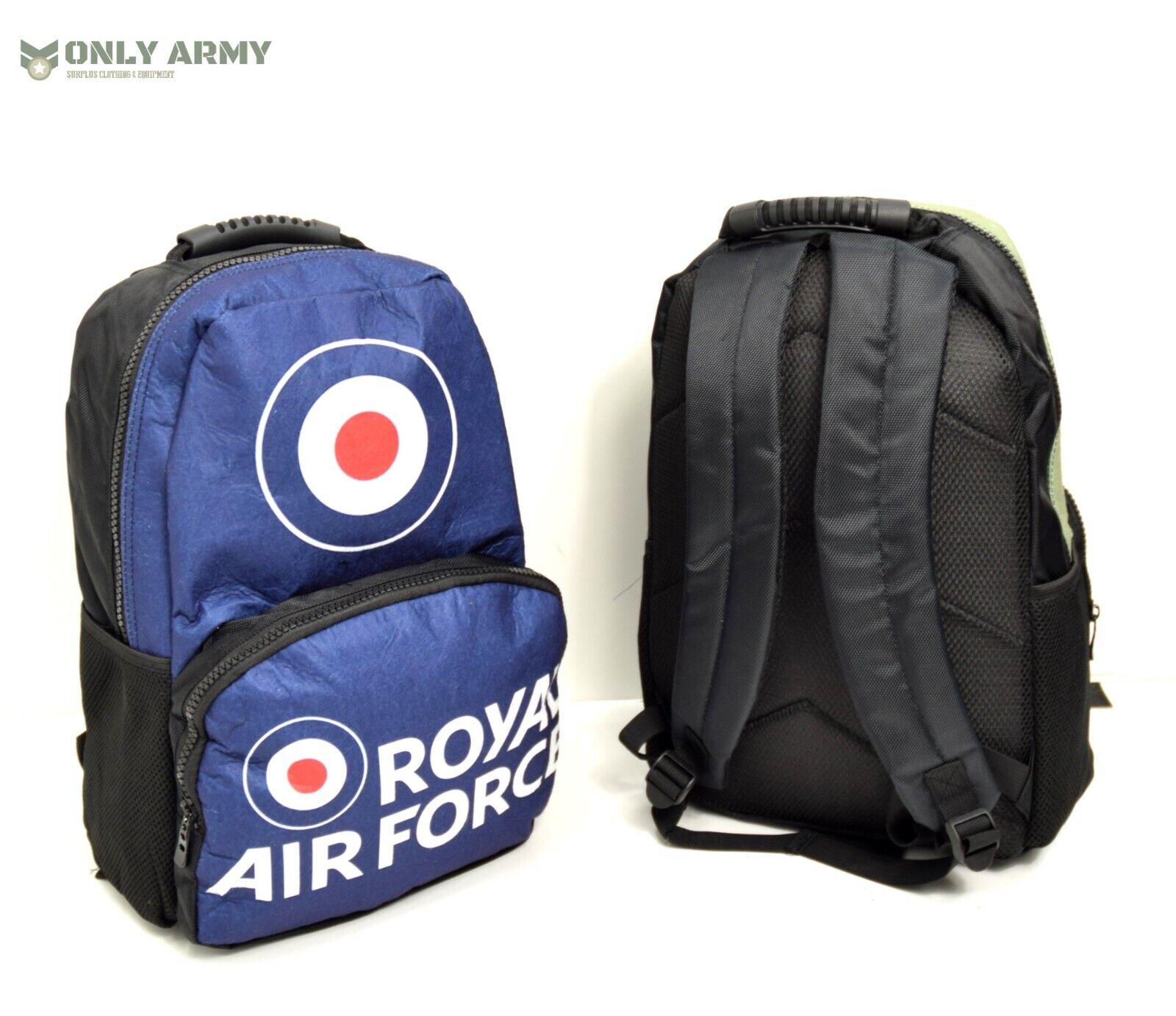 British RAF Royal Air Force Backpack 20L Bag Cadet Army Rucksack Printed Logo