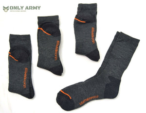 4 x Pairs Grey WEATHERPROOF® Outdoor Socks Thermal Cushioned Work Hiking Walking