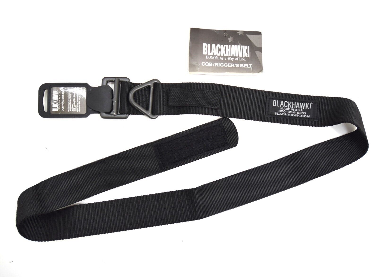 British Army SF Blackhawk Rigger Belt Riggers Belt BLACK CQB Heavy Dut ...