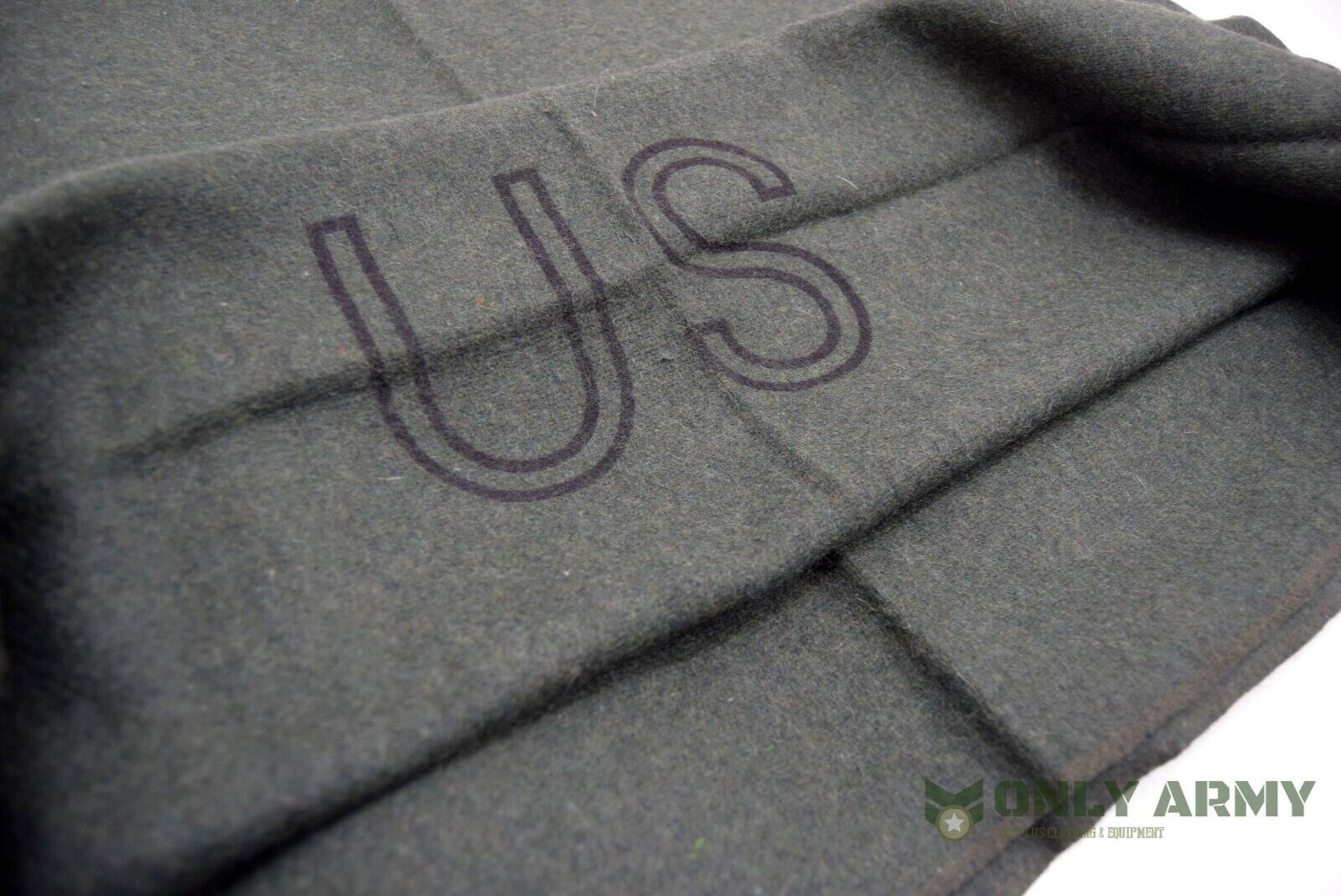 NEW US Army OD Olive Wool Blanket High Quality Military 75% Wool Blanket Camping