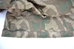 German Army Splinter Camo Poncho Waterproof Canvas Sheet Camouflage Heer WW2 