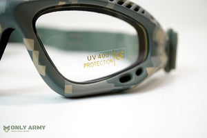 US Army Military Style ACU Digital Camo Tactical Goggles Eye Protection Glasses