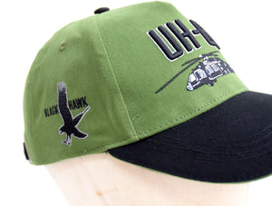 US Military UH-60 Baseball Cap 3D Embroidered BLACKHAWK Hat Helicopter Army USAF