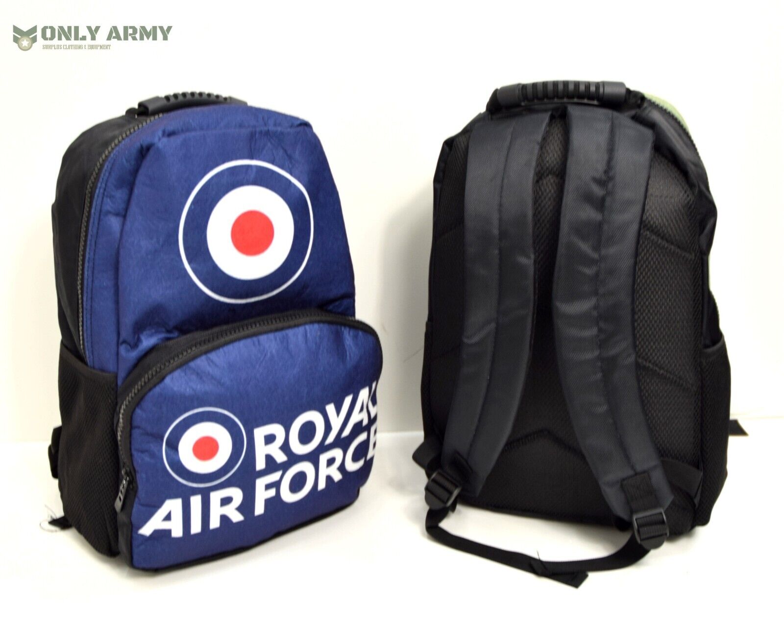 British RAF Royal Air Force Backpack 20L Bag Cadet Army Rucksack Printed Logo