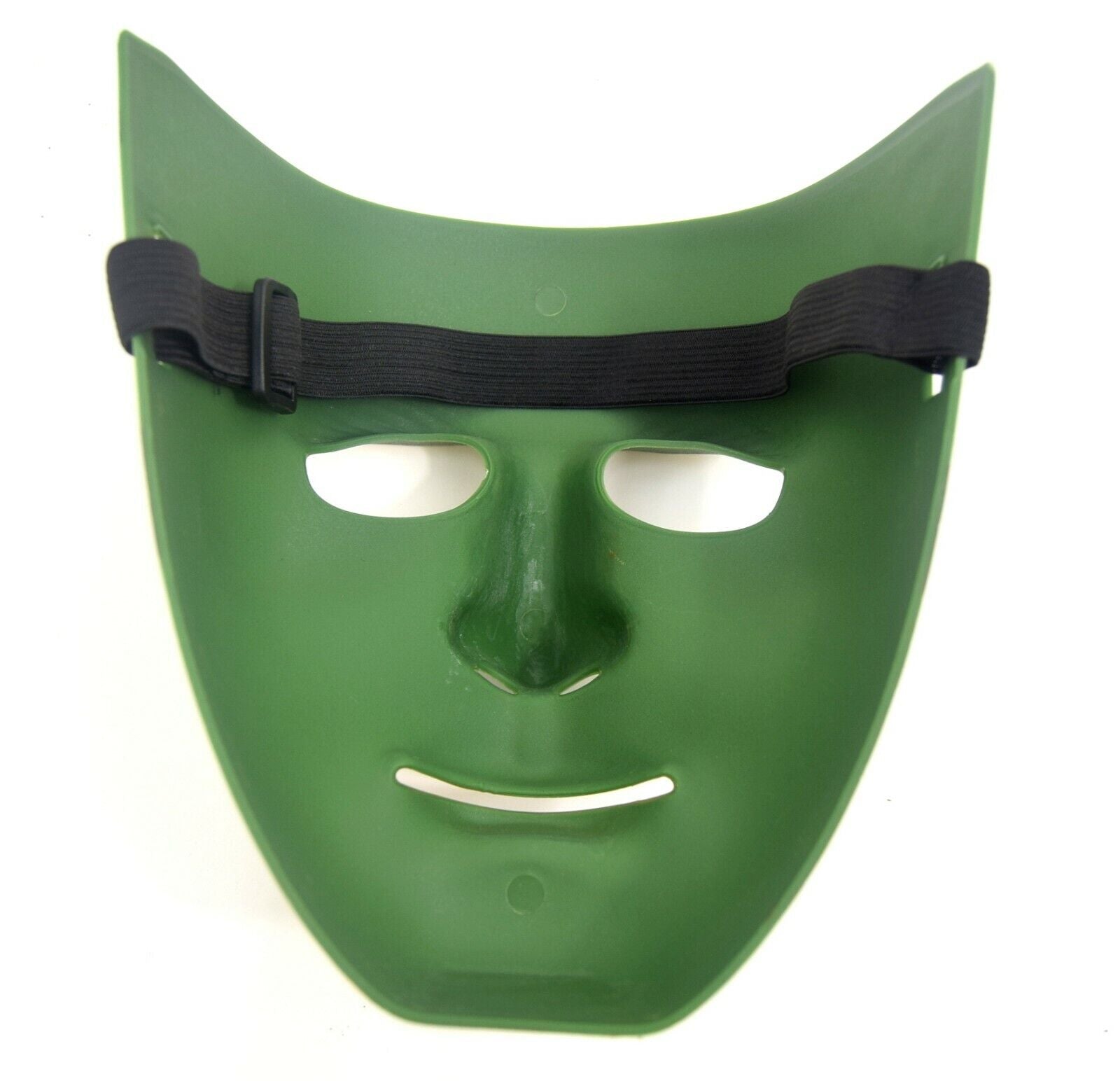 Olive Green ABS Plastic Protective Full Face Mask Hockey OD Airsoft Hard Shield