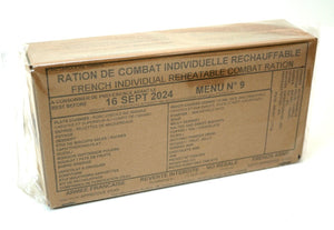 French Army RCIR Ration Pack Menu 9 (Expiry SEP 2024) 24 Hour Meal Military NATO