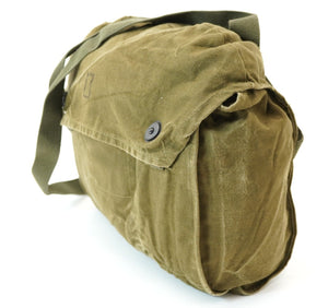 Finnish Army Gas Mask Bag Satchel Side Bag Utility Fishing Hunting Army Surplus