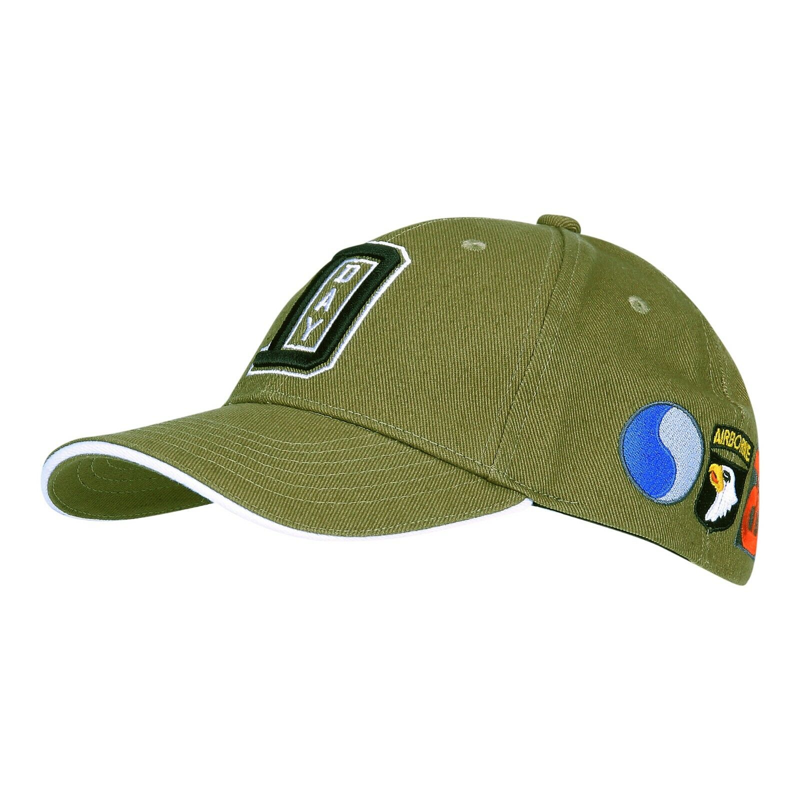 WW2 D Day Landing Baseball Cap Remembrance Infantry Airborne Insignia Memorial 