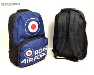 British RAF Royal Air Force Backpack 20L Bag Cadet Army Rucksack Printed Logo