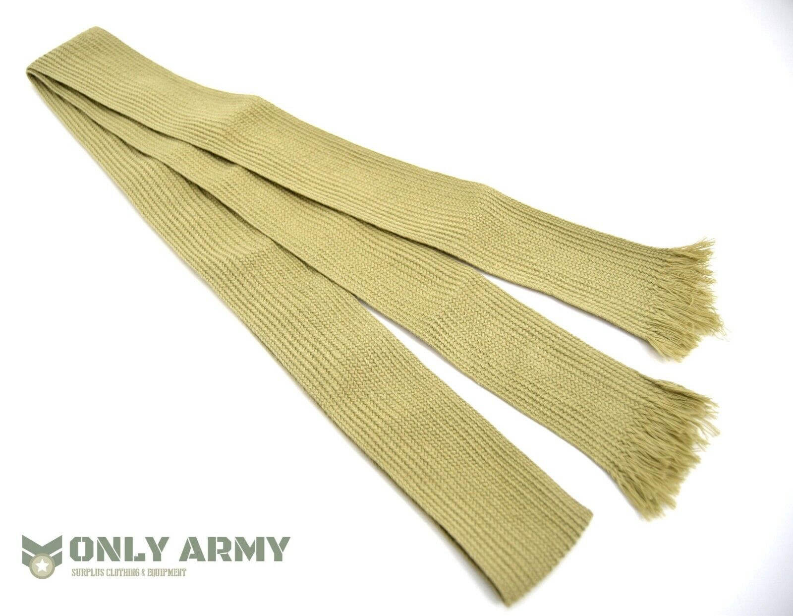 British Army No2 Dress Neck Tie Uniform Tie Wool Cloth FAD Tie Khaki & Stone WW2