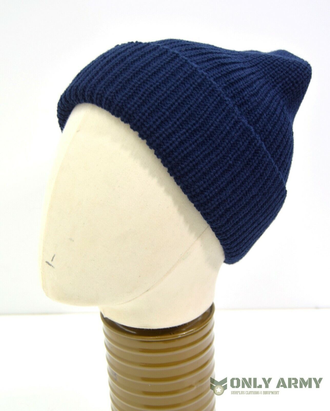 FRENCH ARMY SURPLUS NAVY BEANIE HAT NEW OLD STOCK WATCH CAP WINTER HAT MILITARY