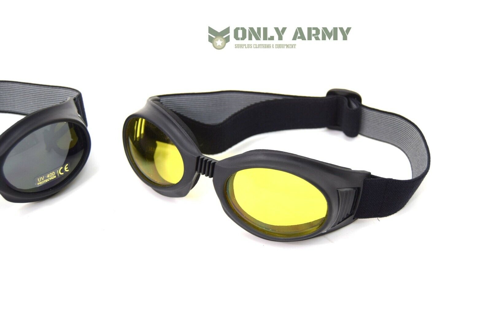 Slim Line UVEX Tactical Goggles Sniper Glasses Shooting Hunting Driving Airsoft