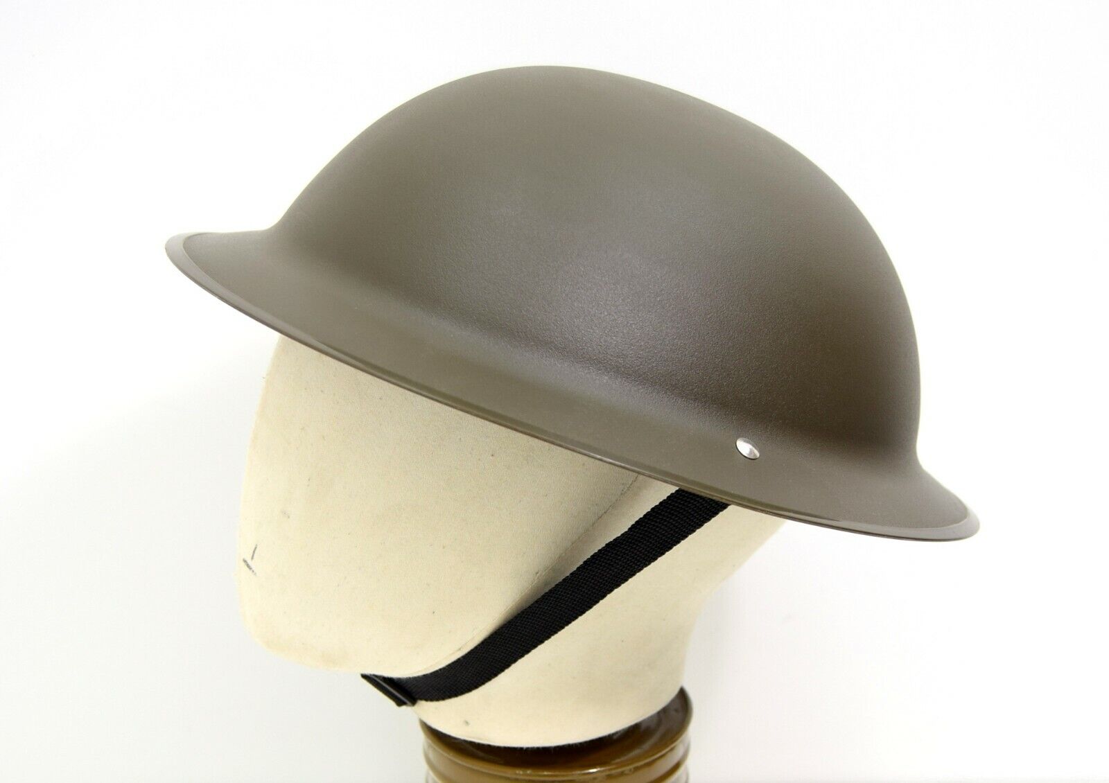 Repro British Army WW2 Plastic Helmet Tommy Doughboy Brodie Style WWII Soldier 