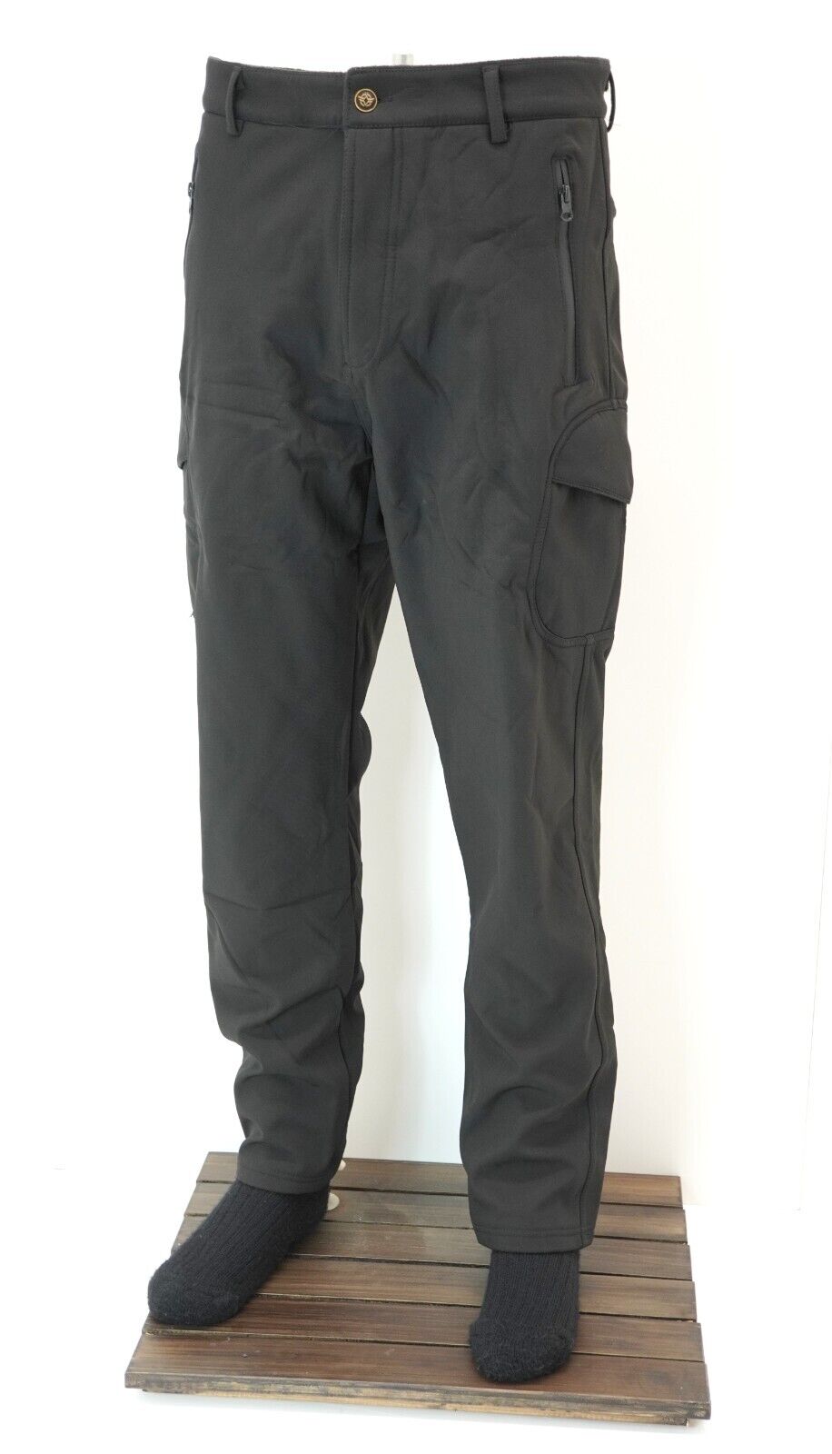 Fleece lined softshell trousers online