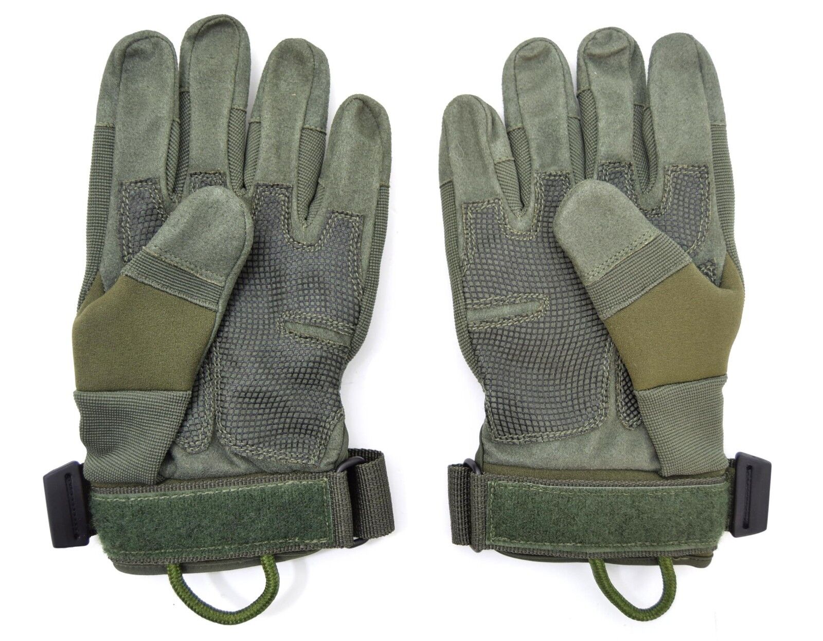 US Army Tactical Hard Knuckle Gloves Sage Green Combat Leather Protective Glove