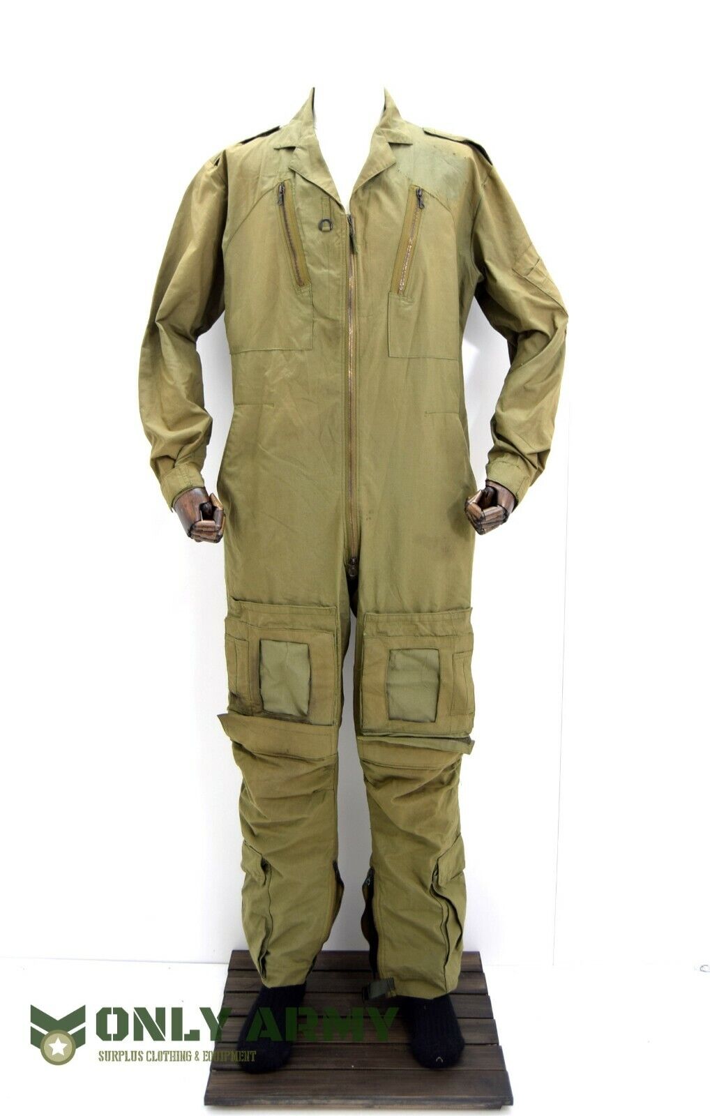 British Military RAF Pilot Coverall Aircrew Overalls Flight Suit Army Olive Drab