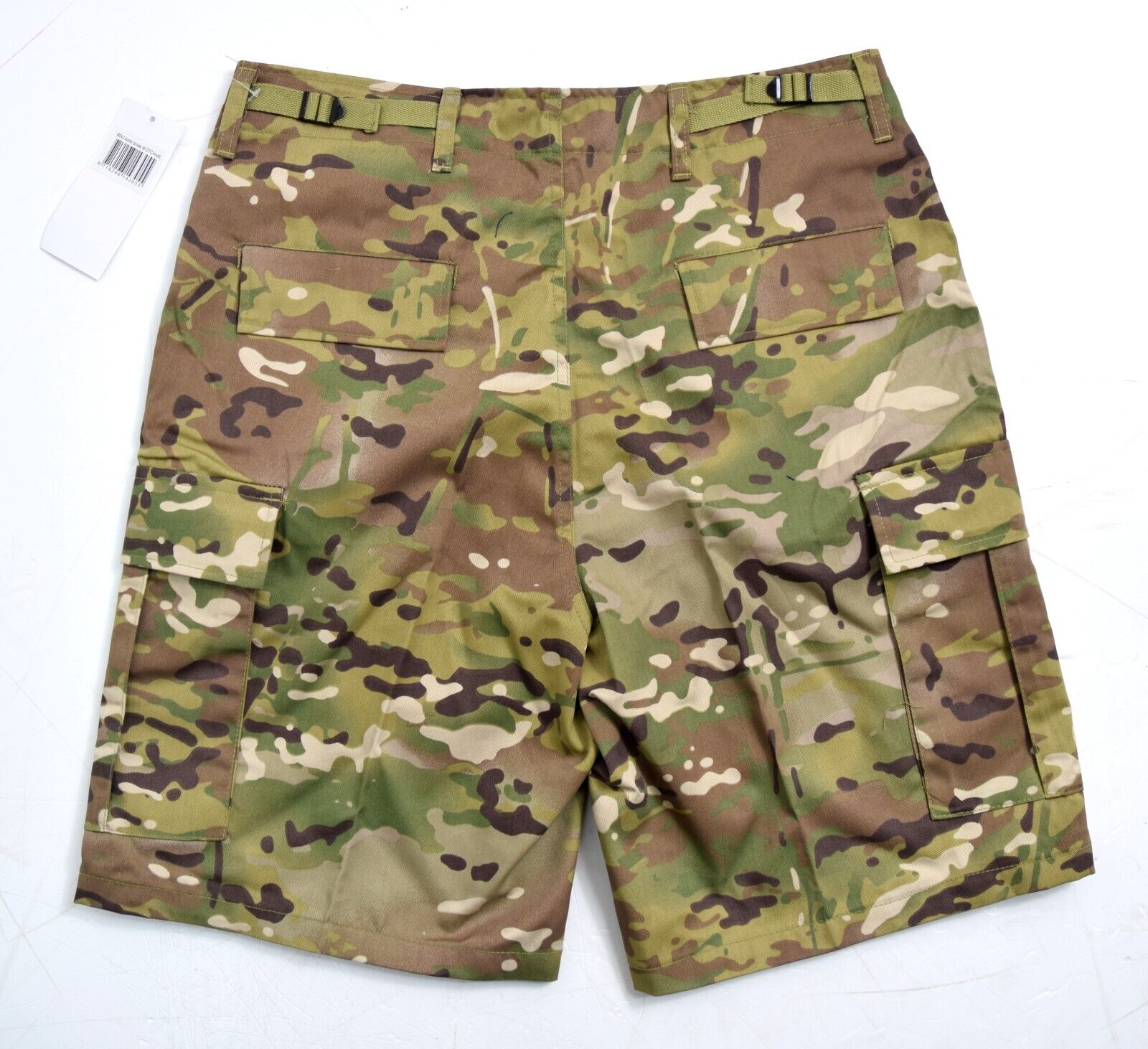 Genuine British Army MTP Camo Shorts – Military Issue Bermuda, Cargo Pockets, Men’s Sizes W30–W37