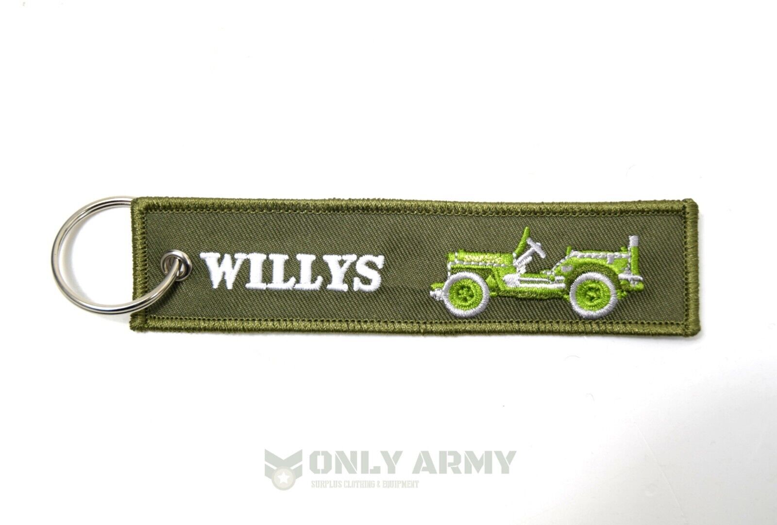 Key Tags Army Military Style Vehicle Keytag Luggage Keys Cloth Tag Embroidered