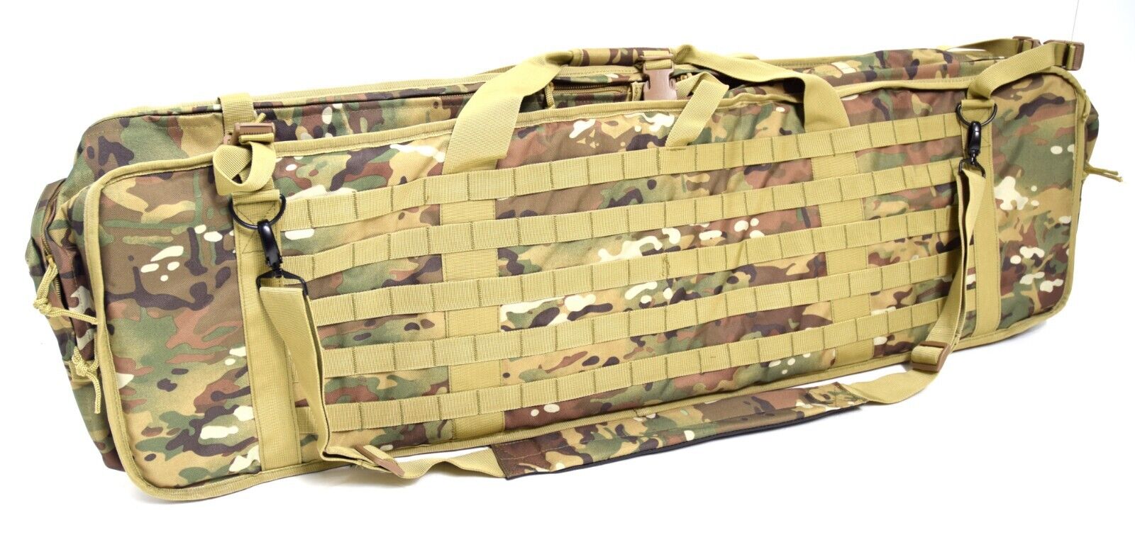 MULTICAM Double Rifle Bag Storage Carry Case Heavy Duty Padded MOLLE Gun Bag
