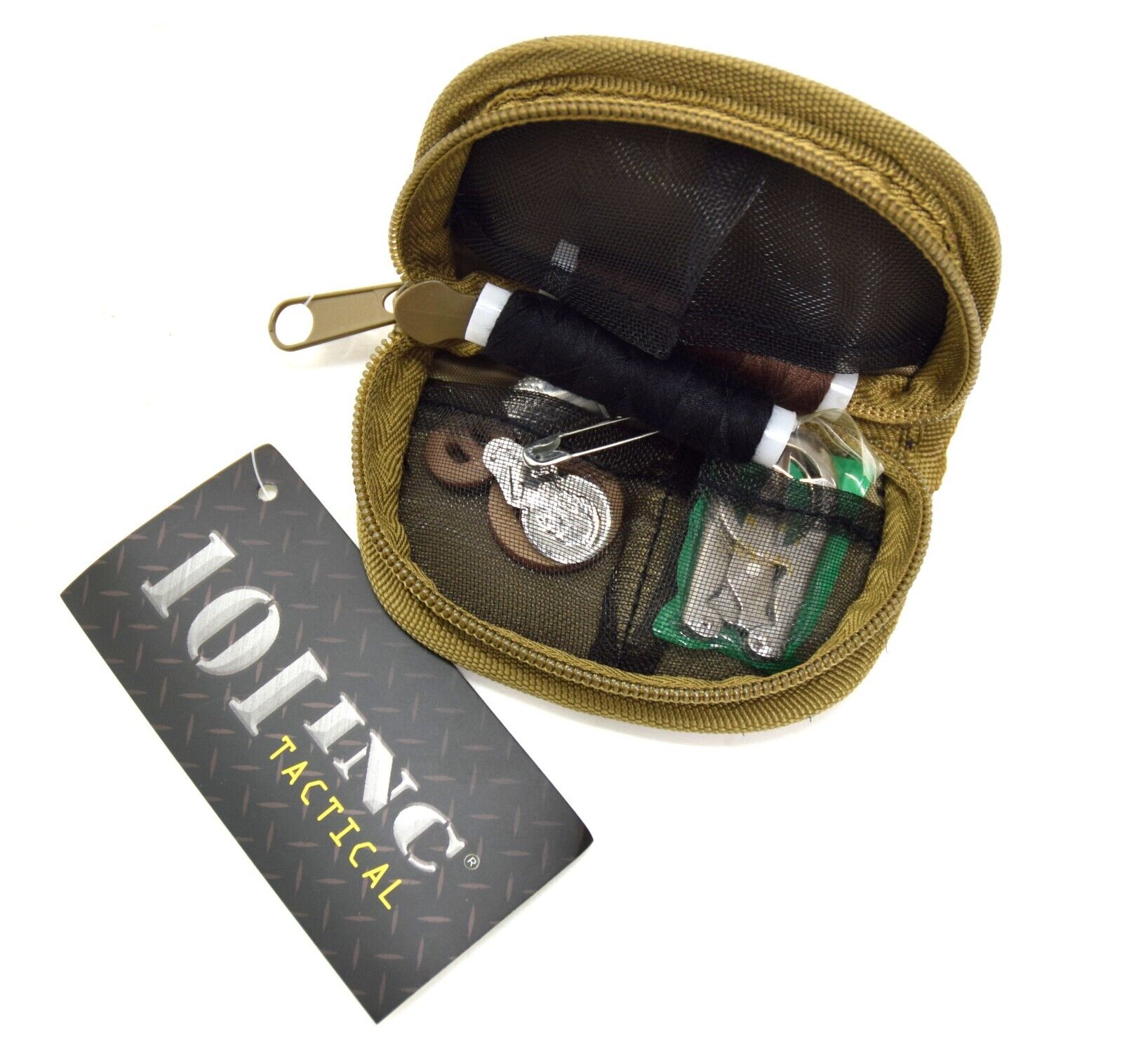 Military Cadet Sewing Kit in MTP Pouch Compact Repair THREAD NEEDLES SCISSORS