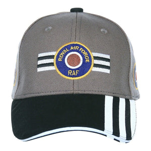 Royal Air Force RAF Baseball Cap Invasion Stripes Hat British Army Military Styl