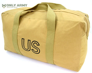 US Army WW2 Large Kit Bag / Flight Bag 1942 Kay Canvas Holdall Heavy Duty Canvas