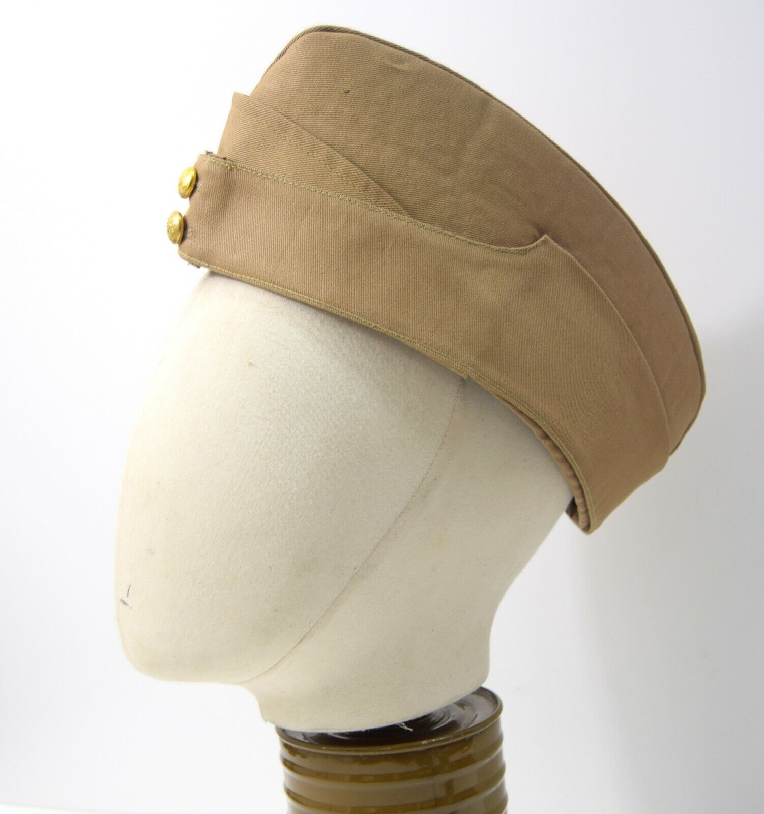 1940s WW2 Side Cap British / Canadian / US Army FS Field Service Khaki ...