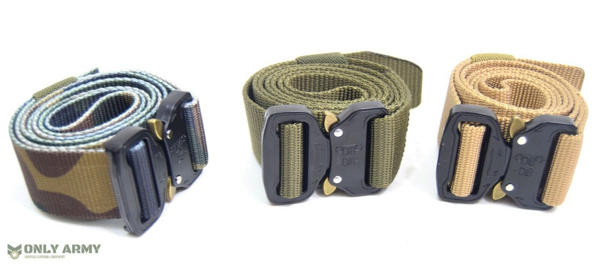 Army Rope Belt Military Spec Rigger Belt Metal Buckle Heavy Duty Combat Quick Webbing ...