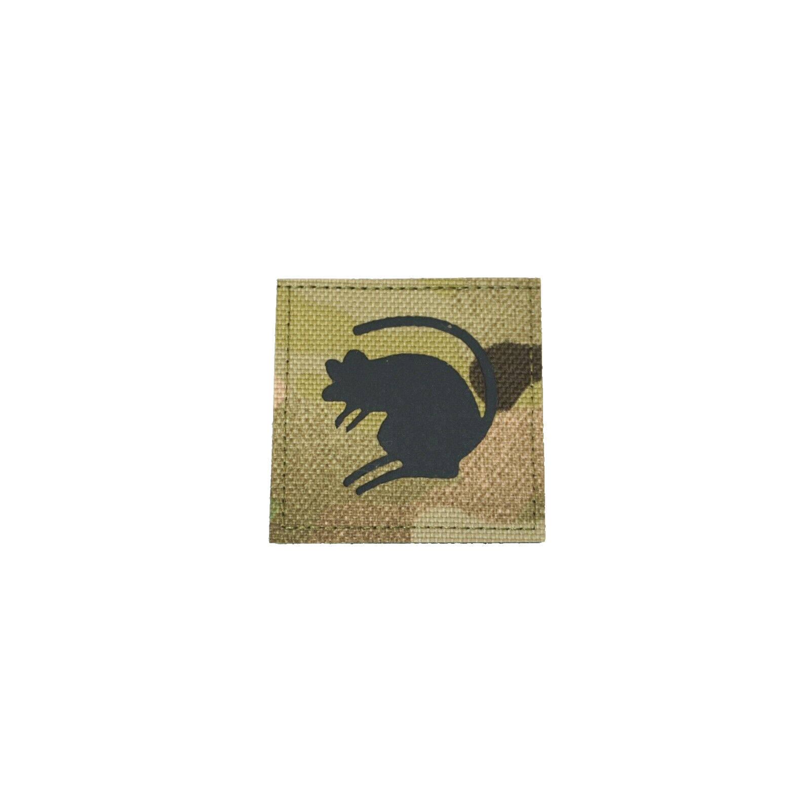 British Army MTP 4th Armoured Brigade Desert Rat Hook & Loop Reflective Patch