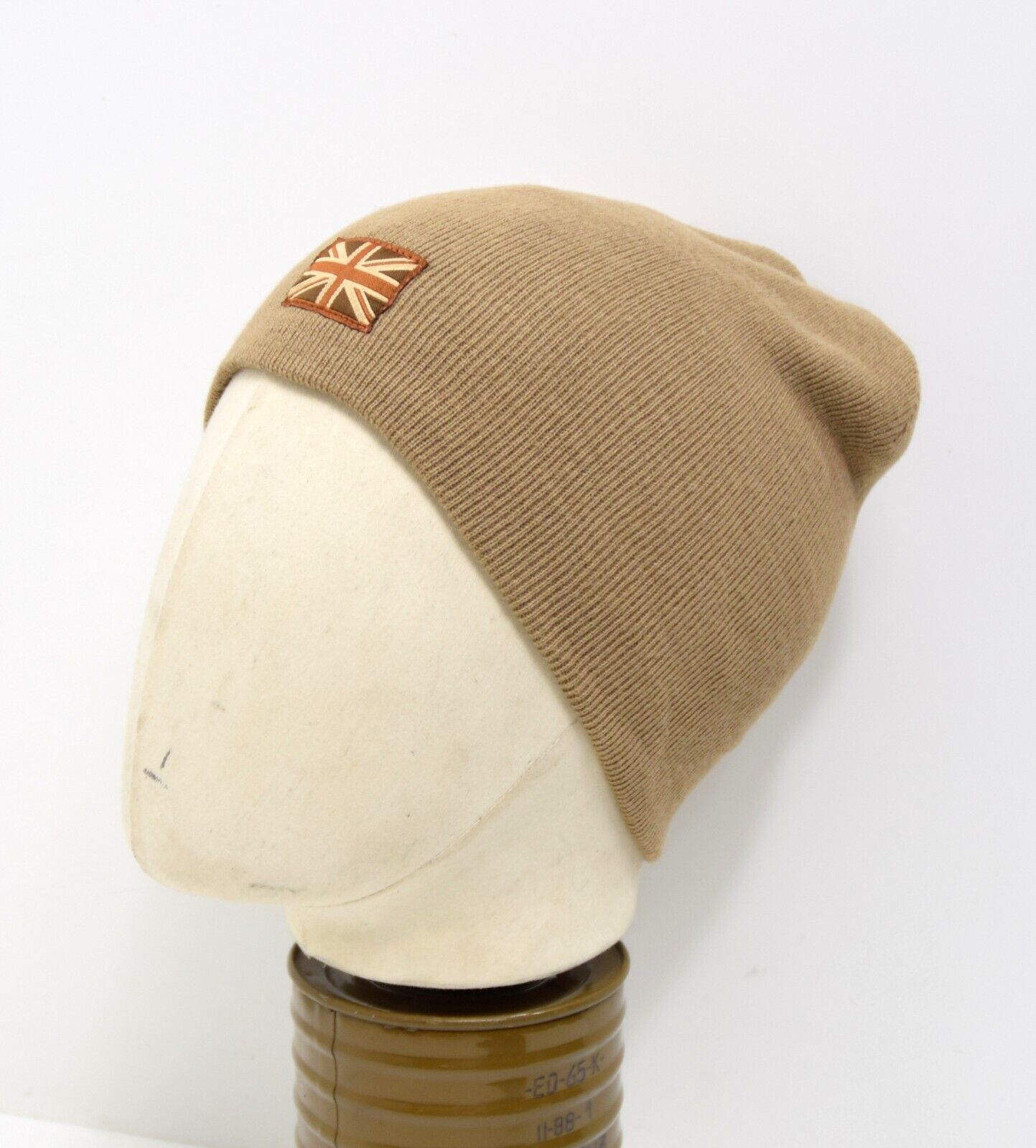 GB Flag Beanie Hat Watch Cap British Army Style Cold Weather Hat